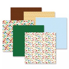 Creative Memories Ruffin’ It Paper Pack (12/pk)