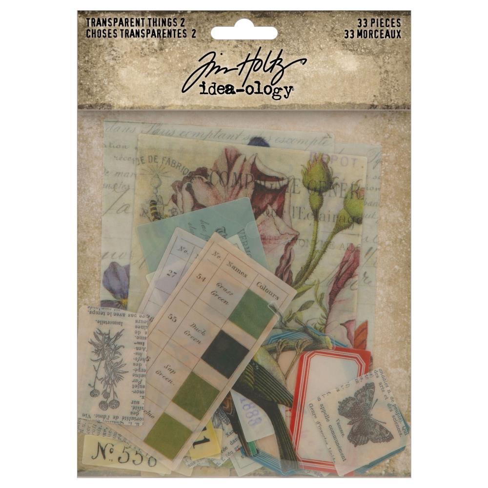 Tim Holtz Idea-ology Acetate – Transparent Things 2, TH94327