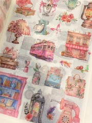 6.5″ x 9″ Scrapbook & Paper Crafting Stickers – 2 Bks- 24 Pgs/Book