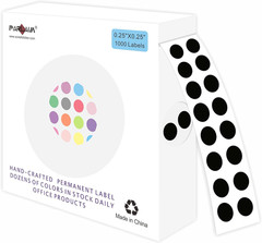 0.25 Inch Color-Code Dot Stickers,1000 Stickers Roll Colorful Coding Label Stick
