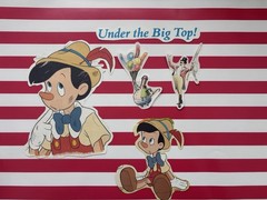 Pinocchio Circus junk journal & ephemera lot With Trinkets
