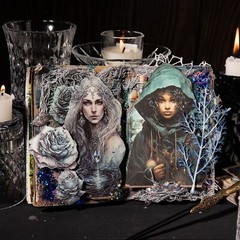 Gothic Witch Magic Scrapbook Paper Junk Journal Album Not Stickers Wall Collage