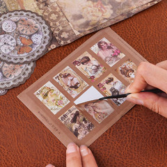 Scrapbooking Kit (202 PCS), Vintage Collection-Wisteria & Butterfly, Perfect for