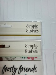 NEW Simple Stories 2 Rub On Transfers 6×8 Sheets Note Worthy & Winter Wonder