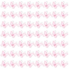 50Pcs Butterflies for Crafts, 1.2″ Mesh Organza Butterflies, Pink