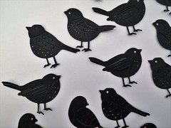 Bird Birds Die Cut Paper Scrapbook Card Making Embellishment 18pc