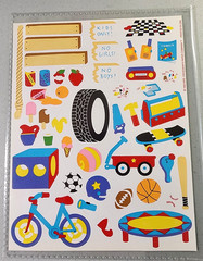 Vintage 1993 Mrs Grossmans Sticker Sheet – Kids Toys & Sweets Scrapbook NOS