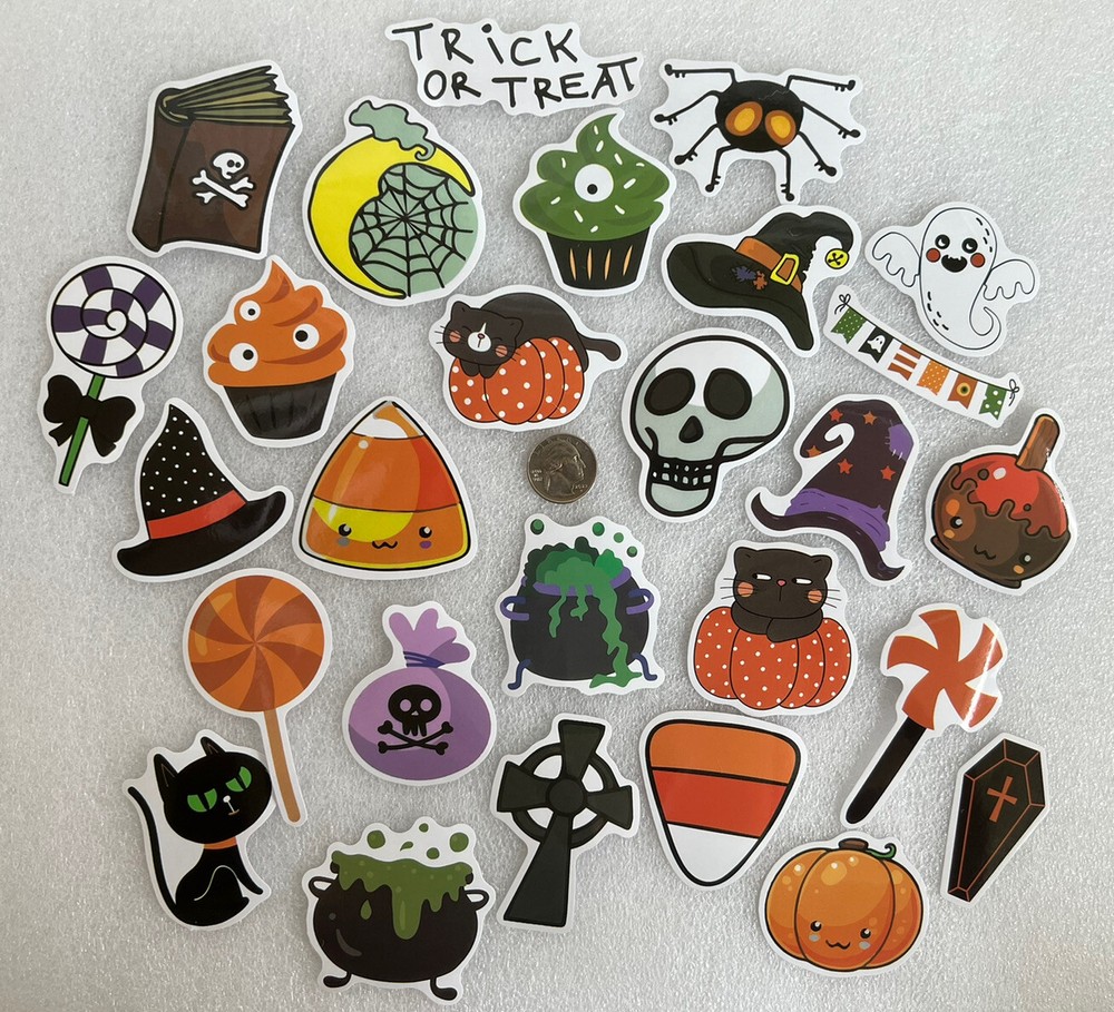 Halloween Trick Or Treat Stickers (25+)