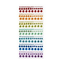 273ct Rainbow Gem Stickers – Mondo Llama: Rhinestone & Gemstone Face