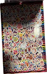 1 new Lisa Frank Sticker Book 600 Stickers 5 full page’s colorful collection