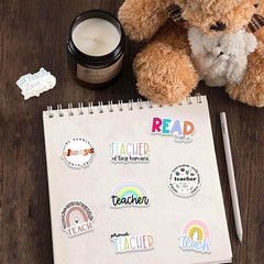 110Pcs Teacher Stickers, Appreciation Gifts in Bulk, Stickers