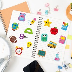 Back to School Sticker – 1000Pcs Back to School Stickers in 2 Rolls Cute Cart…