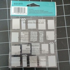SCRAPBOOK STICKER Foil gift packages box bow ribbon birthday party Christmas Wed