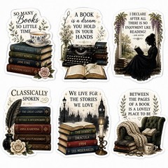 Classic Book Sticker Pack/Books/Great Gatsby/Reader/Clear