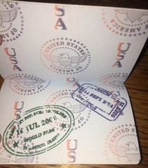 RARE Jolees PASSPORT Book W/ Pages (Like Real) USA Vacation International Travel