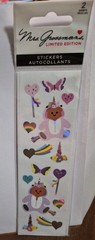 Mrs Grossmanns Limited Edition Fantasy Unicorn Bears, New In Pack, 2 Sheets