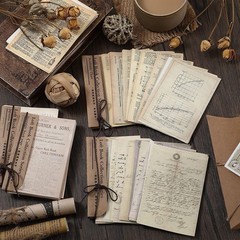 120 Pcs Vintage Papers for Scrapbooking, Junk Journal Paper Scrapbooking Supplie
