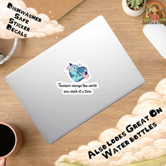 Teachers Change the World One Child at a Time, Teacher Appreciation sticker