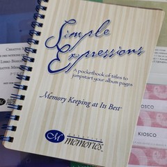 Creative Memories Photo Mat, Journaling, Stickers with Expressions & Basics Book