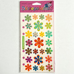 Stickopotamus Funky Flowers Binder Stickers Groovy Hippie Colorful Vintage