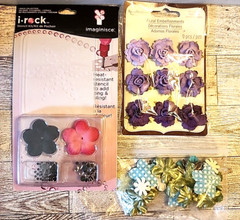 Floral Flowers Embellishments for Scrapbooking and Card Making NEW Crafts