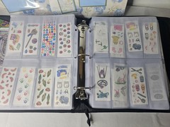 HUGE Creative Memories Binder, Sleeves, Stickers, & Paper Lot Binder #2