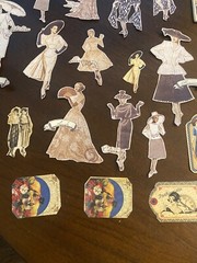 Beautiful Women 20s-60s Fashion Models Junk Journal Collage Scrapbook 37 Pc Lot