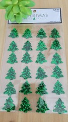 Christmas Tree Stickers (24 piece) Scrapbooking Crafts