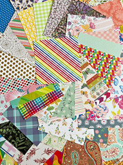Lot of 6 x 6 Mixed Scrapbook Paper & Cardstock Card Making junk journal supplies