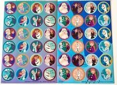 Disney Frozen Elsa Anna Olaf 199+ Stickers, Princess Let it go Sticker Lot