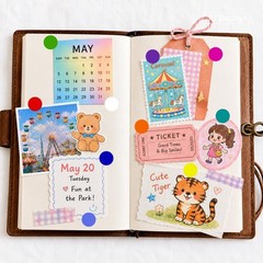 5000PCS Colored Circle Dots Stickers 3/4 Inch Colored Round Stickers
