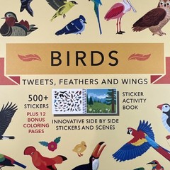 Creative Spark by Cupkin Bird Sticker Activity Book for Kids – 500+ Stickers NEW