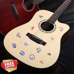 Flurendo Colourful-d1 50Pcs Seashell Stickers