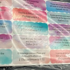Inspirational Bible Verse Stickers Pack Of 200 Watercolor Design Journals Crafts