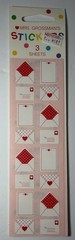 Vintage Mrs. Grossman’s Stickers Love Letters Valentines 3 Sheets Sealed 90s