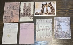 Lot Junk Journal Paper Stickers Tickets Tags Labels Ephemera Vintage Post Cards