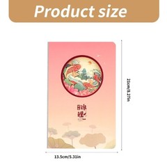 Journal Notebook Travel Notepad Lucky Notebook A 5 Stationery Notebook 60 Sheets