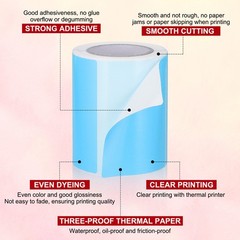 250 Per Roll 2×3″ Rectangle Inventory Color Coding Labels Light Blue 1 Roll