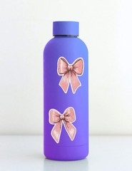 Pink Bow Die Cut Vinyl Stickers Set Scrapbooking Laptop Waterbottle