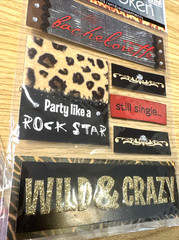 Soft Spoken Urban Bling Embellishment Lot of 3 MAMBI Scrapbooking
