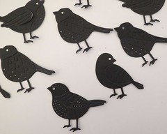 Bird Birds Die Cut Paper Scrapbook Card Making Embellishment 18pc