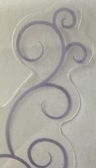PURPLE MOTHER “SWIRL”Mylar shape(1pcs)My Minds Eye•Wild Asparagus•Card Making•