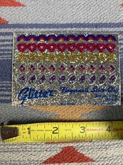 Glitter Vintage Fingernail Stick ons Stickers 1980s
