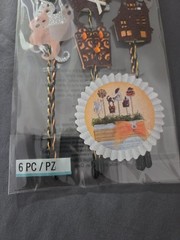 Jolee’s Boutique Dimensional Halloween Mixed Media Decorative Picks (6-Piece…