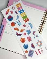 London, Travel, Trip, Holiday, Vacation:Handmake Erin Condren Planner Sticker