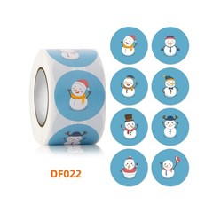 500pcs/Roll Decoration Merry Christmas Roll Paper Party Sticker Gift Label