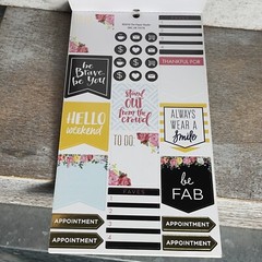 The Paper Studio Floral Planner Stickers Petals + Blooms 8 Sheets, 339 pcs New