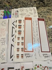 Huge lot of Asst scrapbook & Happy Planner Stickers, hundreds of pages see pics!