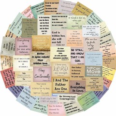 300pcs Vintage Bible Verse Stickers, Quote Bible Stickers for Journaling, Christ