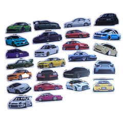 STICKER PACK – Pack #46 – 25 Pieces – Cars